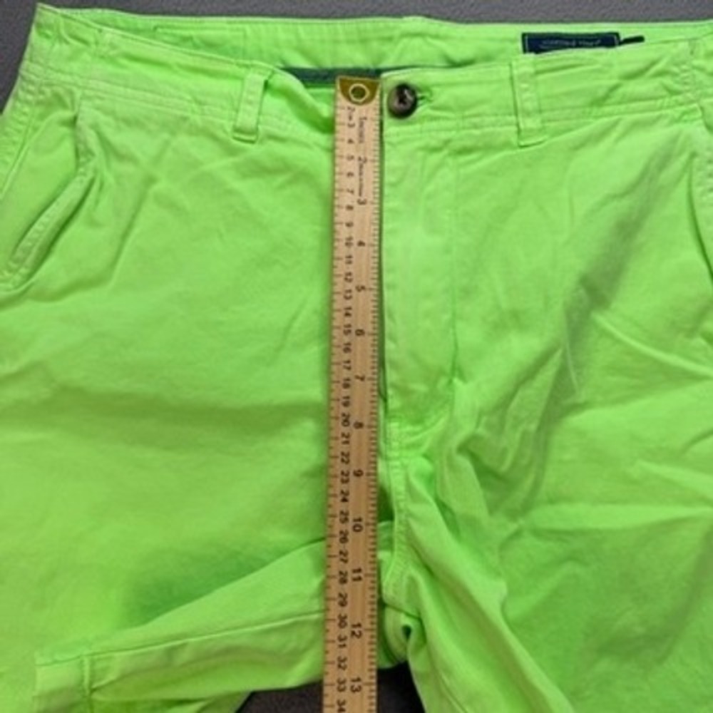 Vineyard Vines Island Short Slim Fit Mens 34 Green‎ Chino Cotton Beach Casual - Picture 6 of 11